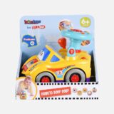 Toddler pushing the Beep Cart walking toy - Baby Music