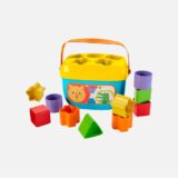 Baby playing with Baby's First Blocks Set stacking toy - Baby Music