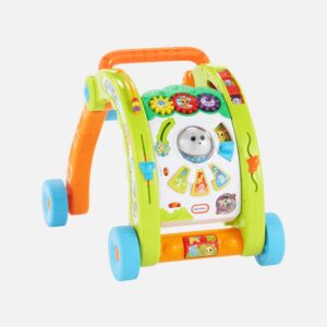 Multicolor 3 in 1 Walker baby activity walker side view - Baby Music