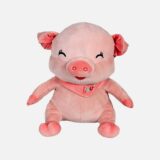 Plush Pig 30 cm soft cuddly toy front view - Baby Music