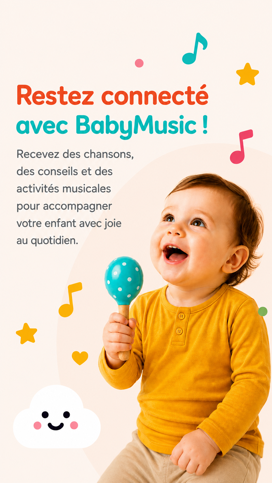 bebe avec un jeu -BABY MUSIC