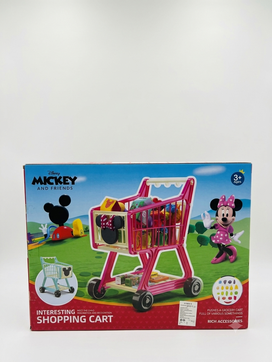Chariot de courses Minnie pour enfant Chariot de courses Minnie pour enfant avec accessoires - Baby Music