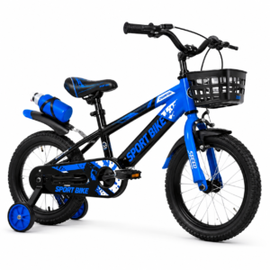 Vélo enfant SPORT BIKE bleu pour enfants de 6 à 12 ans